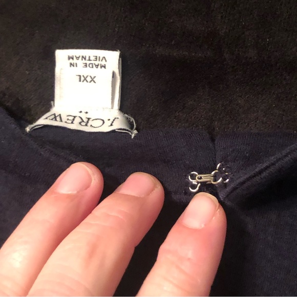 J. Crew Navy Blue Bell Sleeve Sheath Dress size XXL - Picture 6 of 9